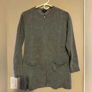 Nicole  Miller zip up cardigan